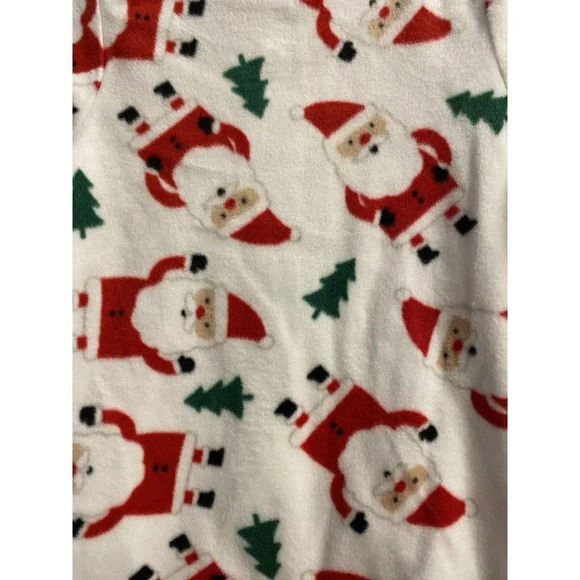 Unisex Boy Girl Baby Santa Footed Pajama Just One You made by carter's 3 Months - Picture 4 of 10